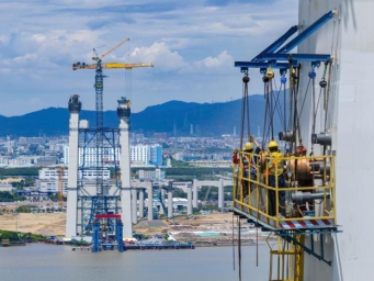 湾区工程狮子洋通道：迎接高温“烤”验 智能设备“退热”