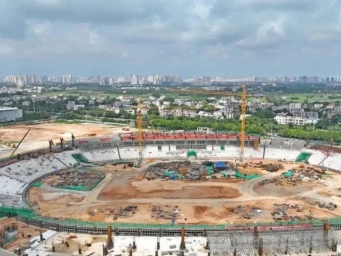 进度条近半！中国东盟（北海）体育实训基地雏形显现