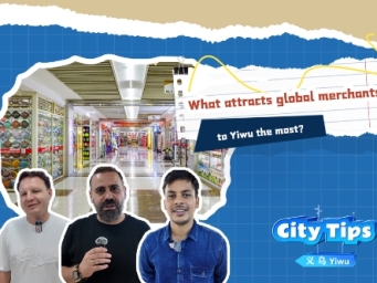 What attracts global merchants to Yiwu the most?