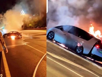 大火烧光，车主逃命真难？